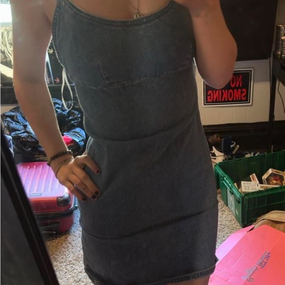 Billabong Gray Sleeveless Bodycon Mini Dress